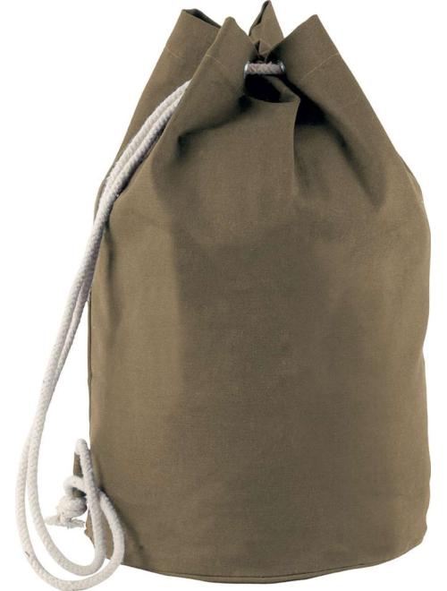 COTTON SAILOR-STYLE BAG WITH DRAWSTRING
