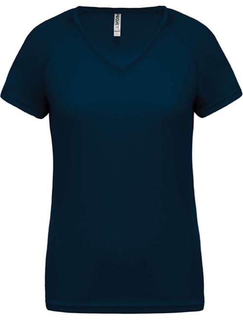 LADIES’ V-NECK SHORT SLEEVE SPORTS T-SHIRT LADIES’ V-NECK SHORT SLEEVE SPORTS T-SHIRT