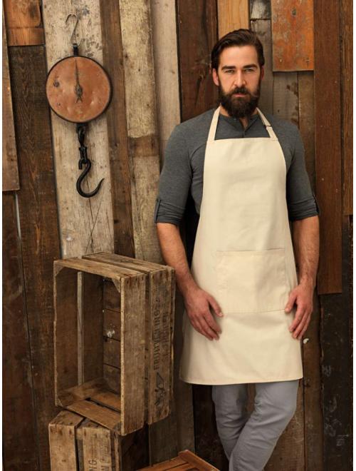 ‘COLOURS’ BIB APRON WITH POCKET ‘COLOURS’ BIB APRON WITH POCKET