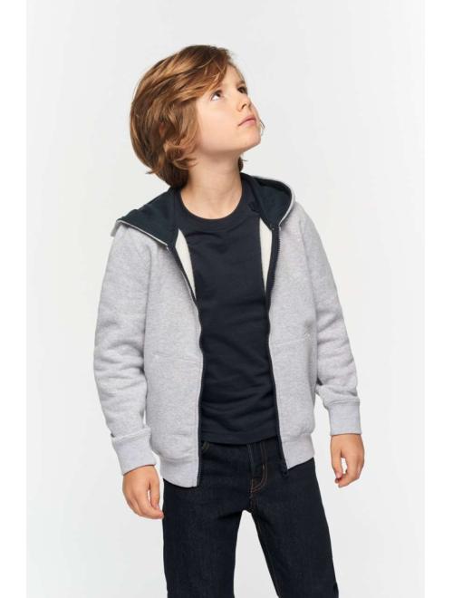 KIDS' FULL ZIP HOODED SWEATSHIRT KIDS' FULL ZIP HOODED SWEATSHIRT