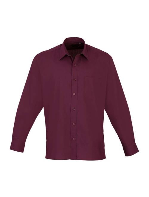 MEN'S LONG SLEEVE POPLIN SHIRT