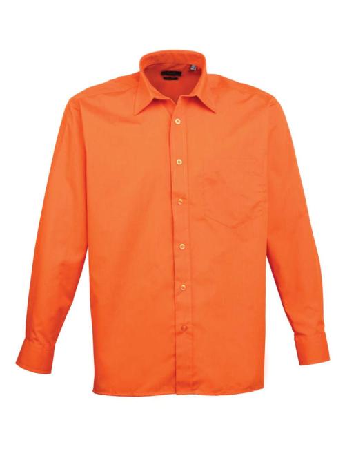 MEN'S LONG SLEEVE POPLIN SHIRT
