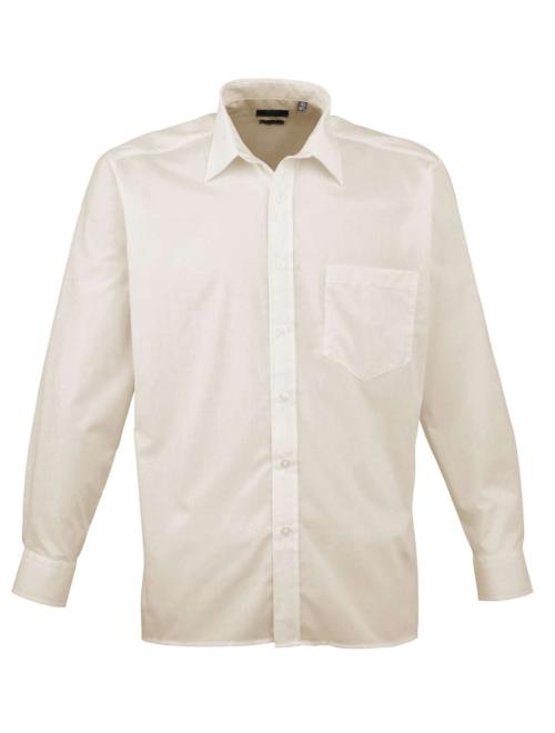 MEN'S LONG SLEEVE POPLIN SHIRT