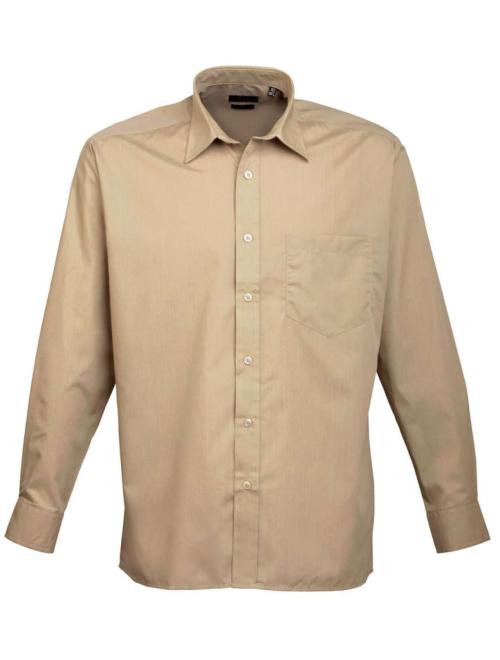 MEN'S LONG SLEEVE POPLIN SHIRT