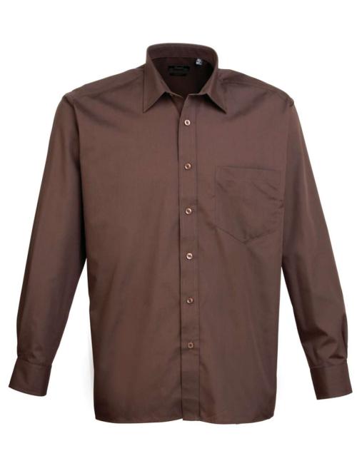 MEN'S LONG SLEEVE POPLIN SHIRT