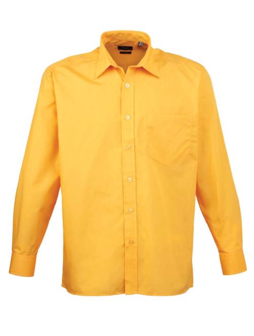 MEN'S LONG SLEEVE POPLIN SHIRT