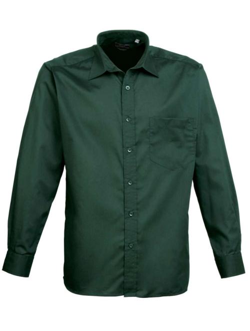 MEN'S LONG SLEEVE POPLIN SHIRT