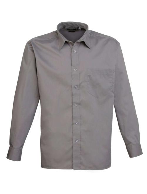 MEN'S LONG SLEEVE POPLIN SHIRT