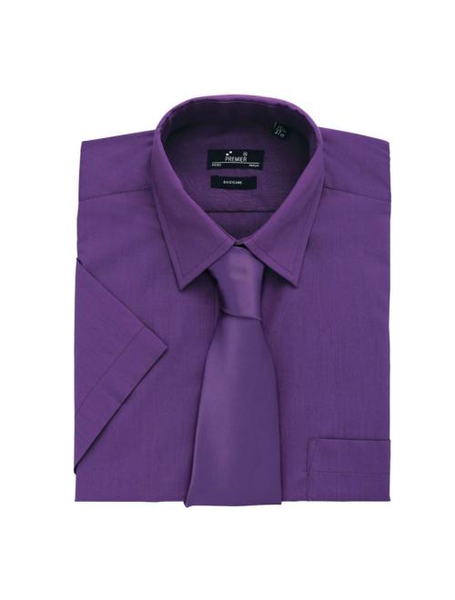 MEN'S SHORT SLEEVE POPLIN SHIRT
