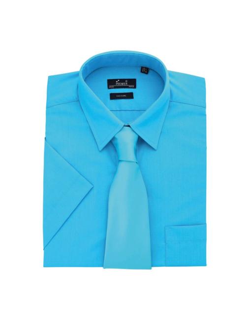 MEN'S SHORT SLEEVE POPLIN SHIRT