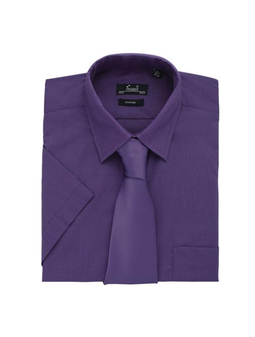 MEN'S SHORT SLEEVE POPLIN SHIRT