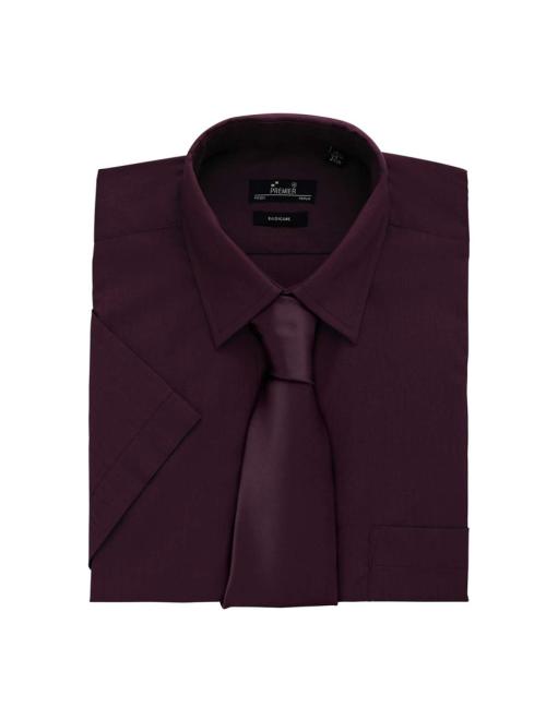 MEN'S SHORT SLEEVE POPLIN SHIRT