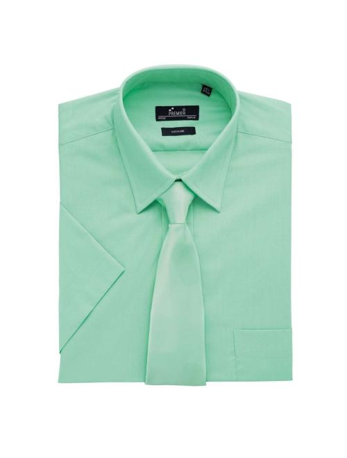 MEN'S SHORT SLEEVE POPLIN SHIRT