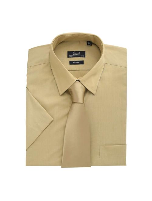 MEN'S SHORT SLEEVE POPLIN SHIRT