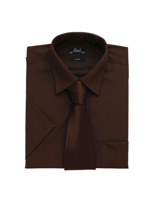 MEN'S SHORT SLEEVE POPLIN SHIRT