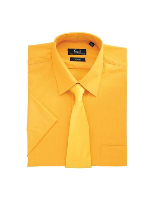 MEN'S SHORT SLEEVE POPLIN SHIRT