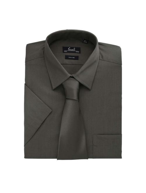 MEN'S SHORT SLEEVE POPLIN SHIRT