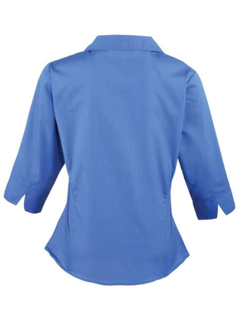 LADIES’ ¾ SLEEVE POPLIN BLOUSE
