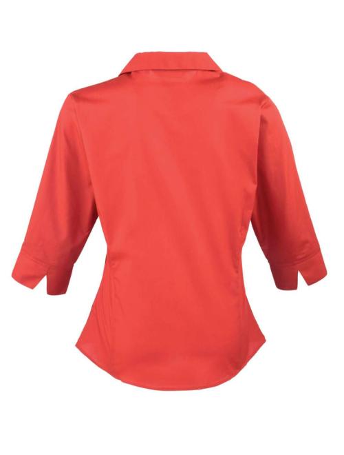 LADIES’ ¾ SLEEVE POPLIN BLOUSE