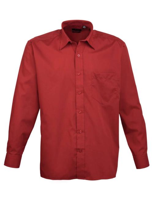 MEN'S LONG SLEEVE POPLIN SHIRT