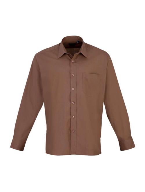 MEN'S LONG SLEEVE POPLIN SHIRT