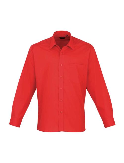 MEN'S LONG SLEEVE POPLIN SHIRT
