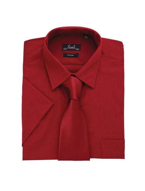 MEN'S SHORT SLEEVE POPLIN SHIRT