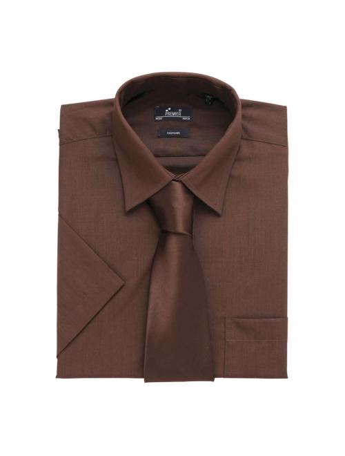 MEN'S SHORT SLEEVE POPLIN SHIRT