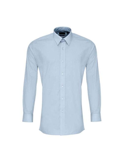 MEN’S LONG SLEEVE FITTED POPLIN SHIRT MEN’S LONG SLEEVE FITTED POPLIN SHIRT