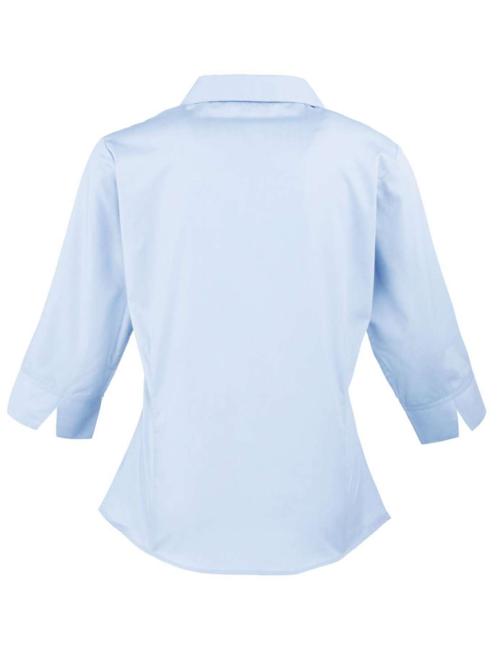 LADIES’ ¾ SLEEVE POPLIN BLOUSE