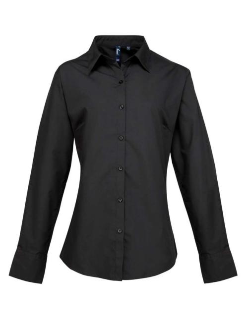 WOMEN'S POPLIN SUPREME LONG SLEEVE SHIRT