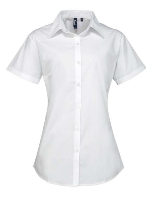 WOMEN'S POPLIN SUPREME SHORT SLEEVE SHIRT