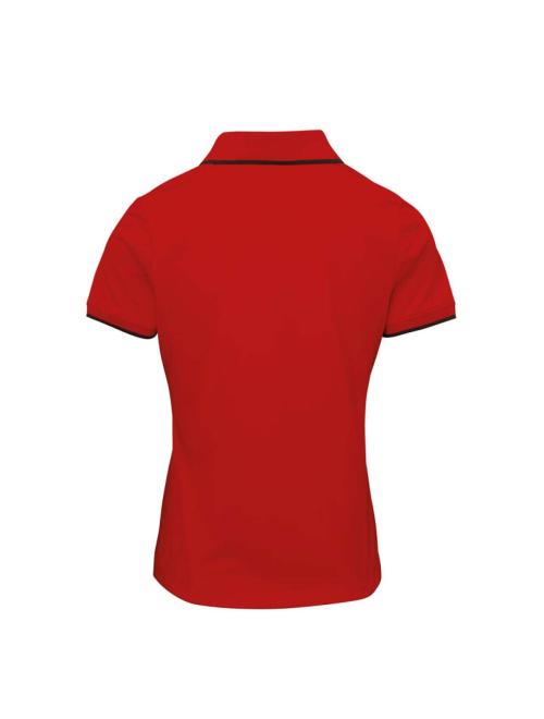 LADIES’ CONTRAST COOLCHECKER POLO