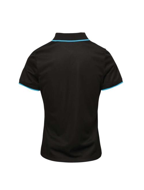 LADIES’ CONTRAST COOLCHECKER POLO