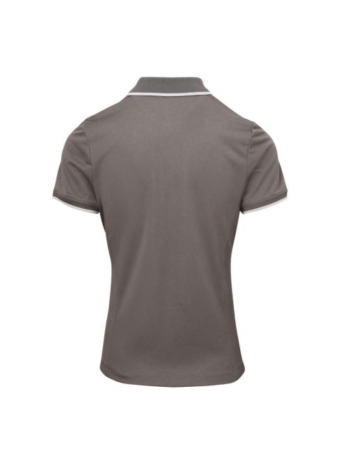 LADIES’ CONTRAST COOLCHECKER POLO