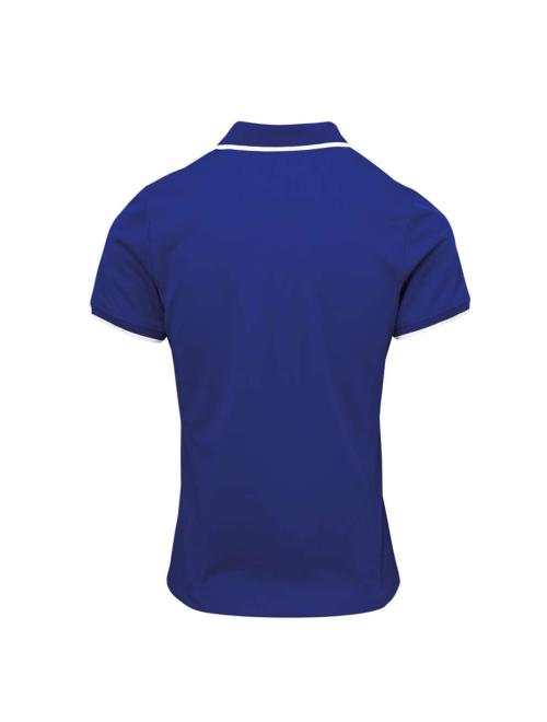 LADIES’ CONTRAST COOLCHECKER POLO