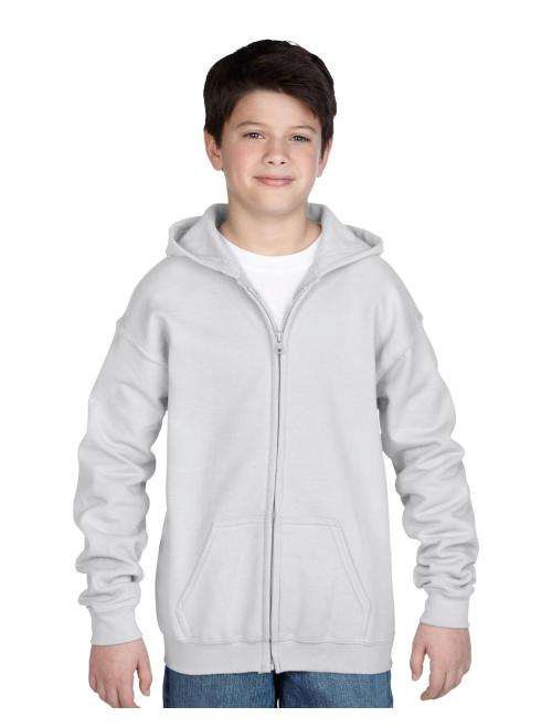 HEAVY BLEND™ YOUTH FULL ZIP HOODED SWEATSHIRT HEAVY BLEND™ YOUTH FULL ZIP HOODED SWEATSHIRT