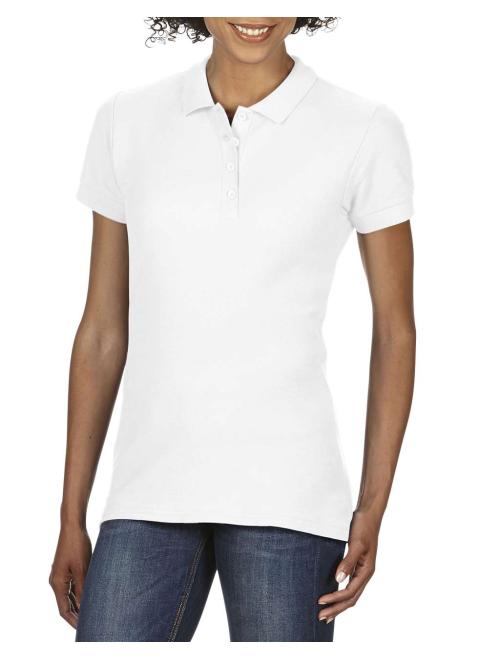 SOFTSTYLE® LADIES' DOUBLE PIQUÉ POLO