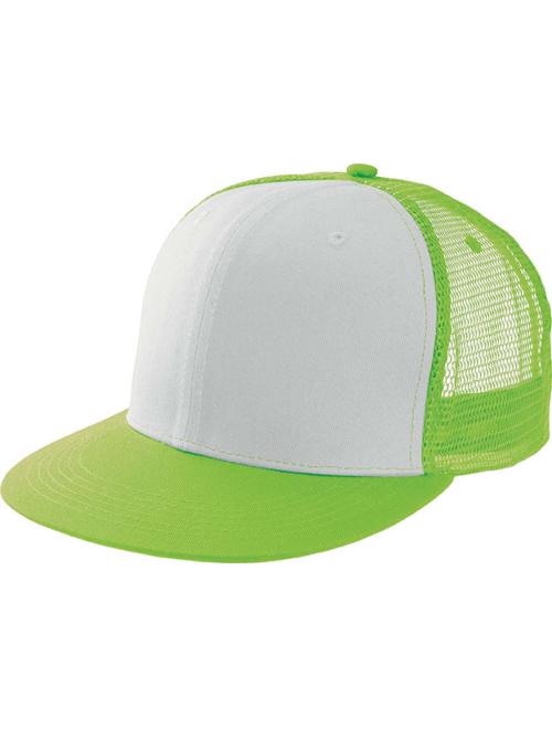 TRUCKER FLAT PEAK CAP - 6 PANELS