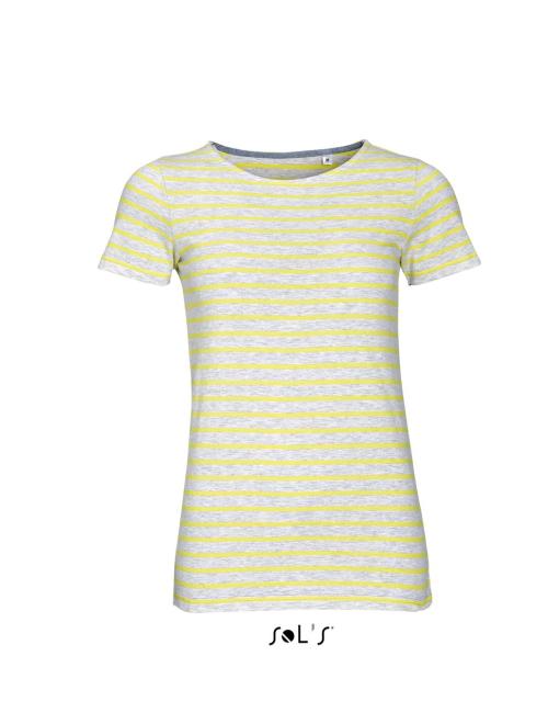 MILES WOMEN ROUND NECK STRIPED T-SHIRT MILES WOMEN ROUND NECK STRIPED T-SHIRT