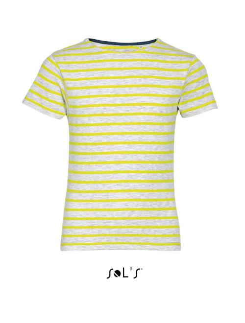 MILES KIDS - ROUND NECK STRIPED T-SHIRT