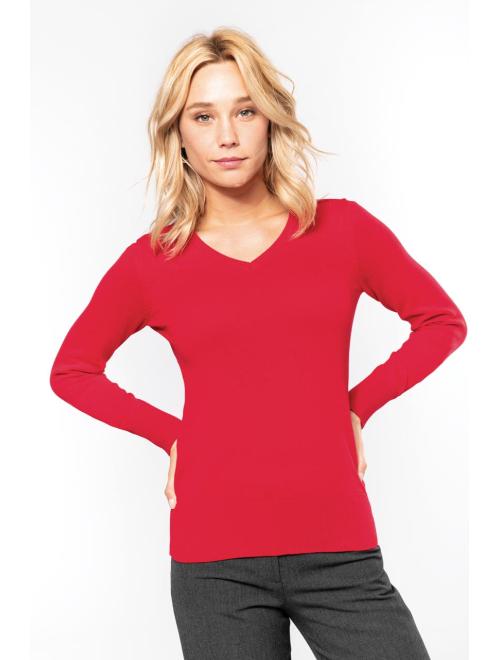 LADIES' V-NECK JUMPER LADIES' V-NECK JUMPER